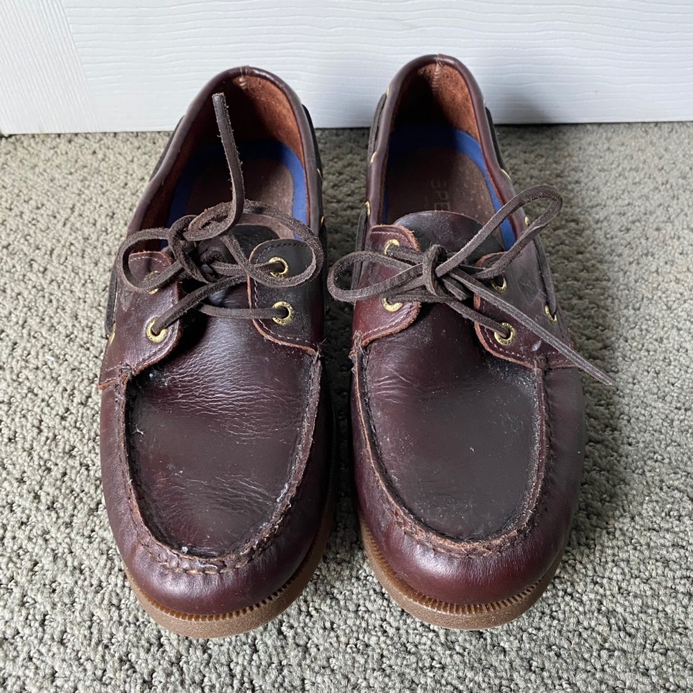 Men’s sperry leather boat shoes